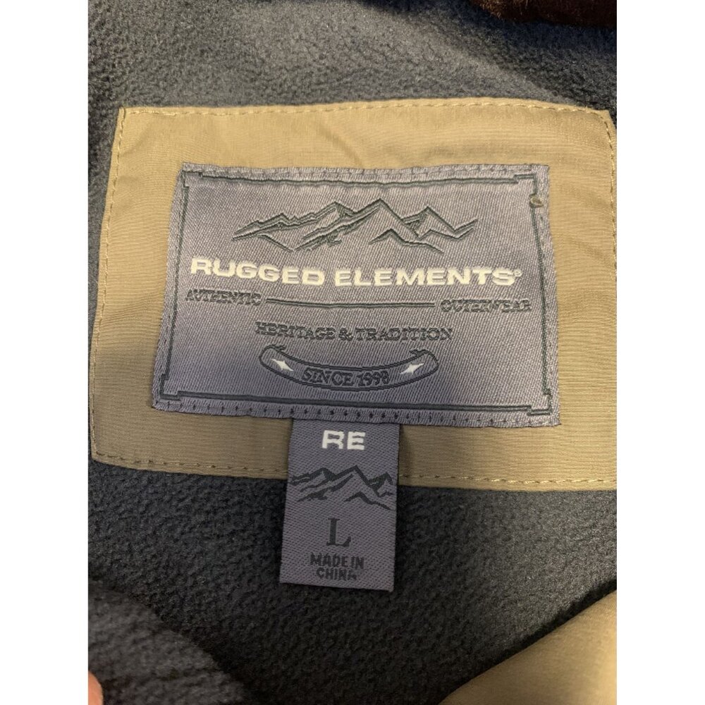 Rugged Elements Tan Outdoor Gorpcore Jacket Size L - image 3